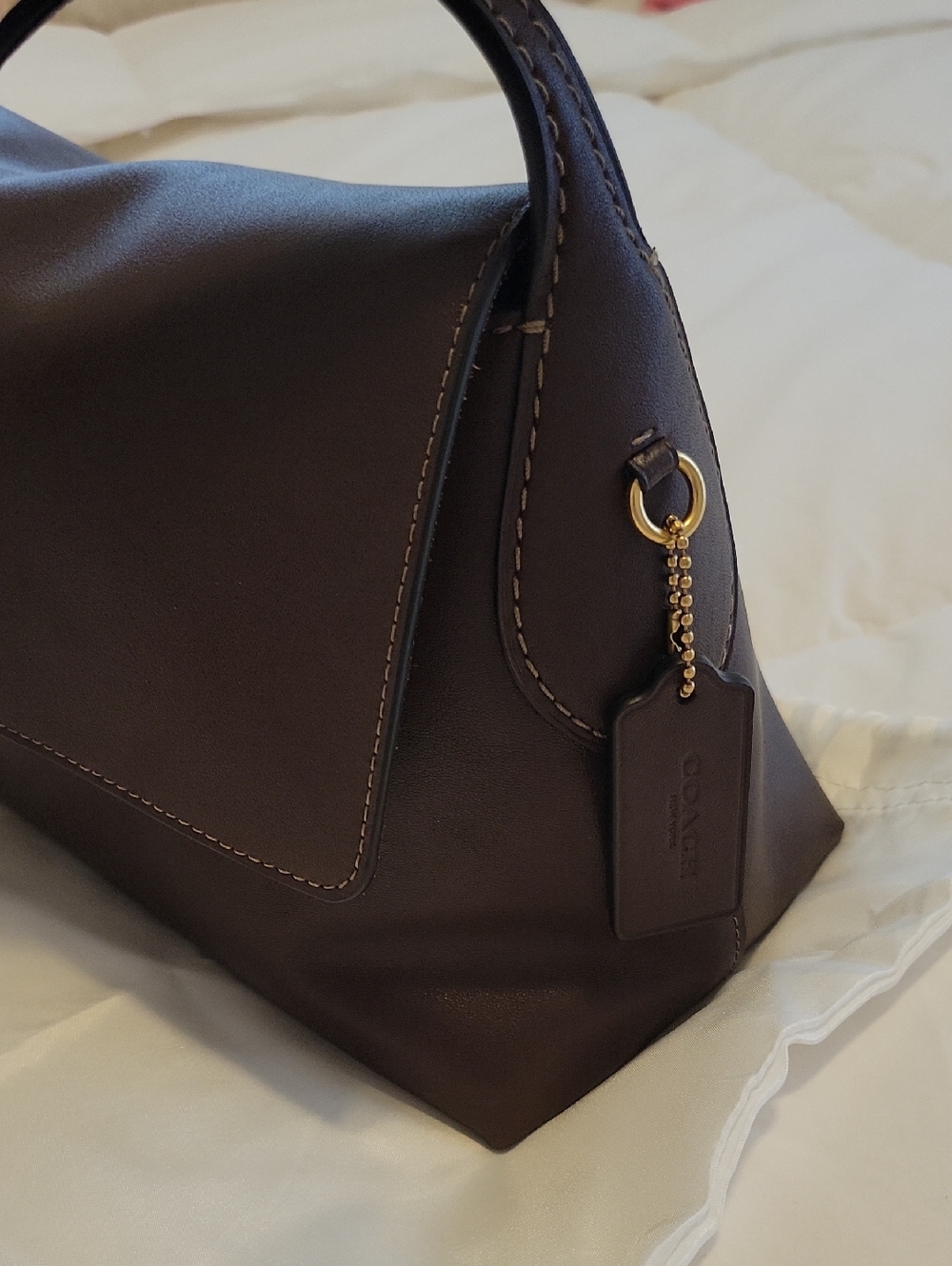 NEW COACH Chelsea 30 in Maple Leather - Picture 5 of 14